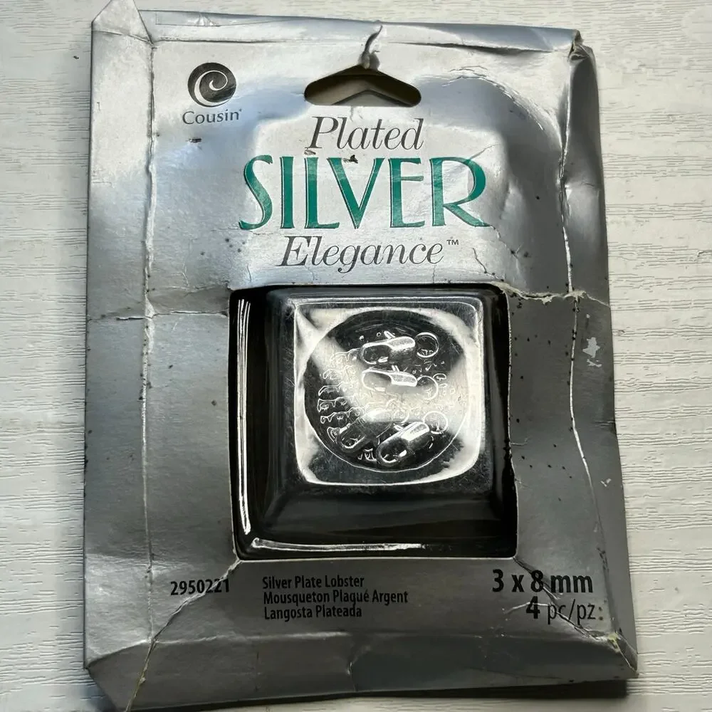 Cousin Silver Plated Jewelry Findings Clasp Toggle Lot NOS